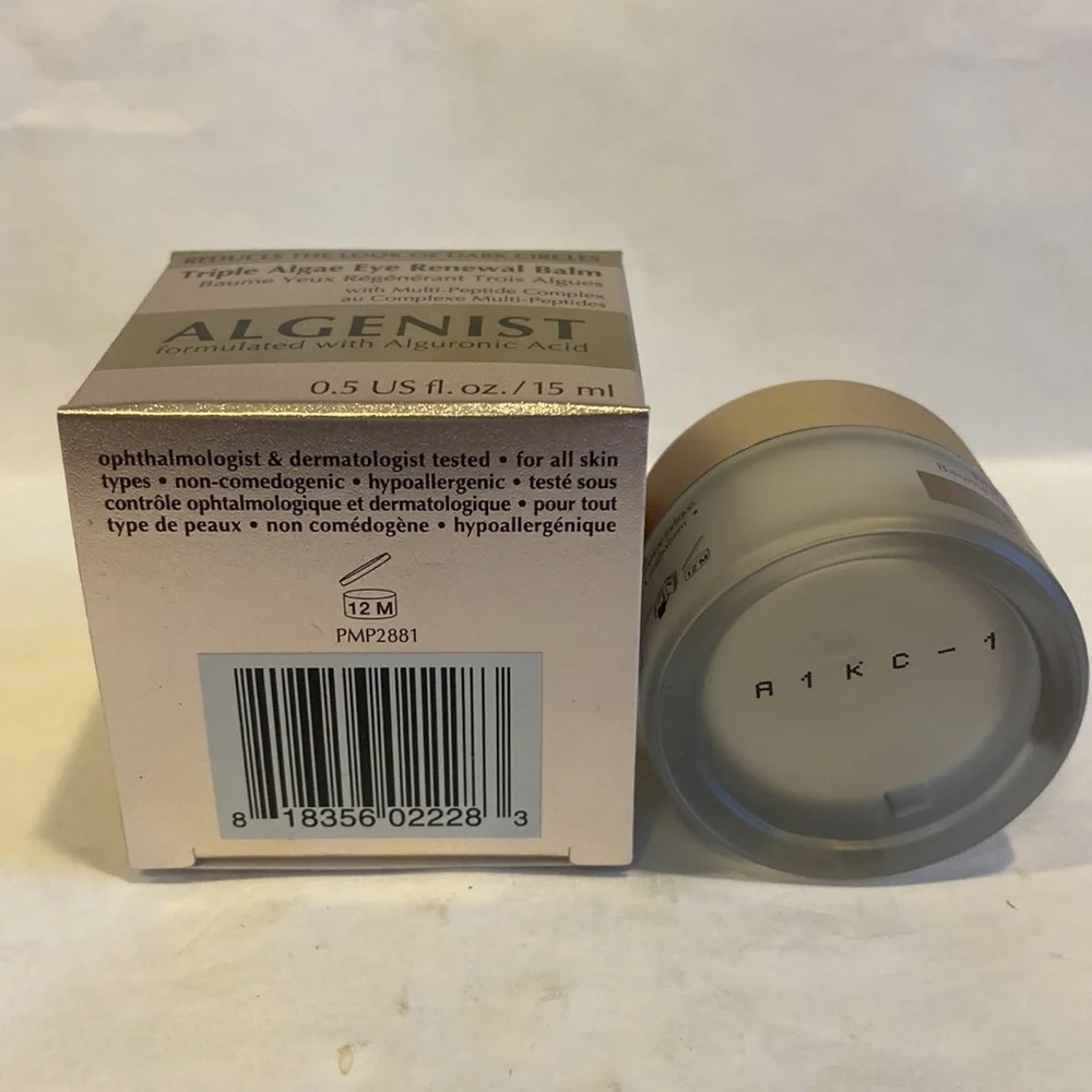 ALGENIST Triple Algae Eye Renewal Balm 0.5oz $68 NIB
